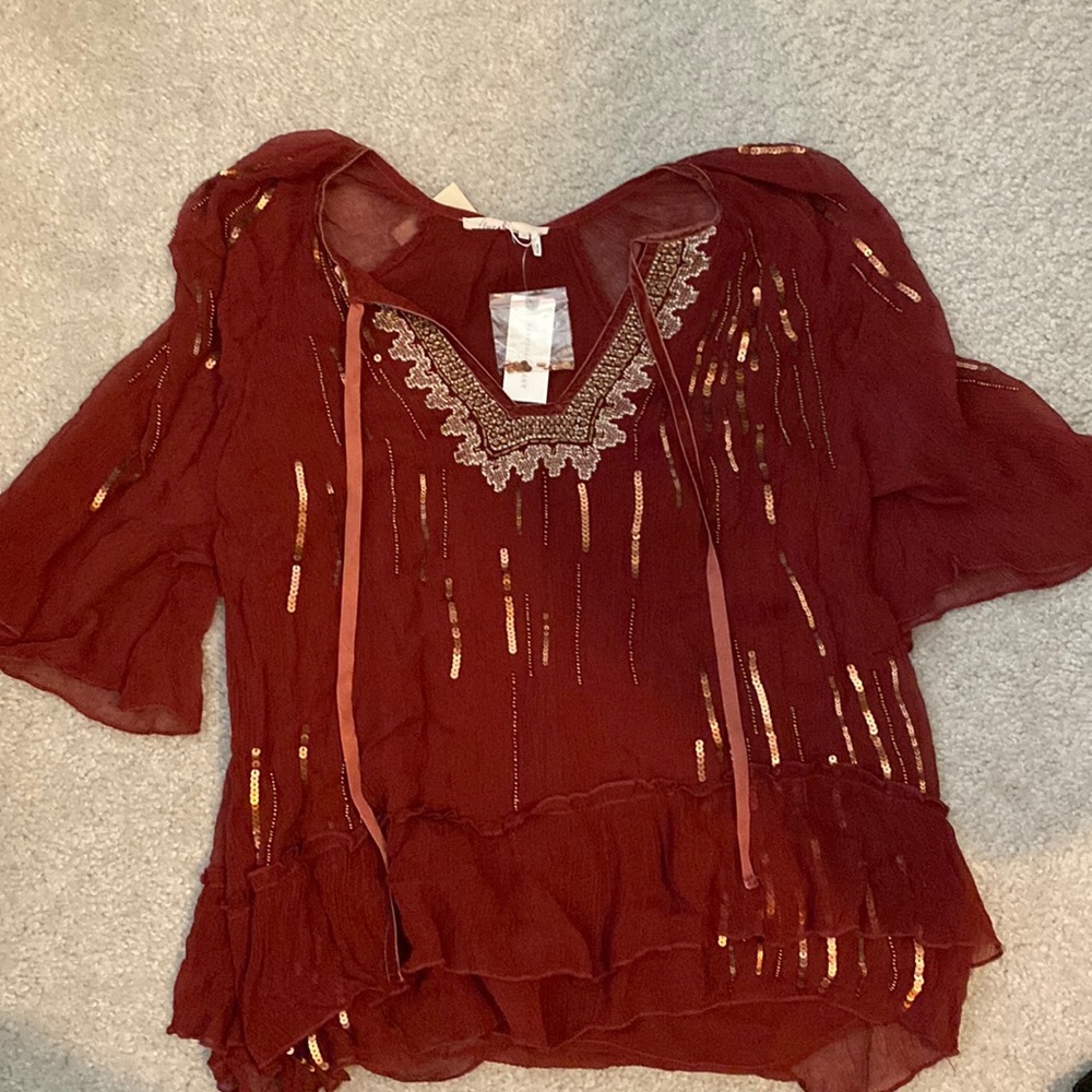 Anthropologie Floreat Blouse!